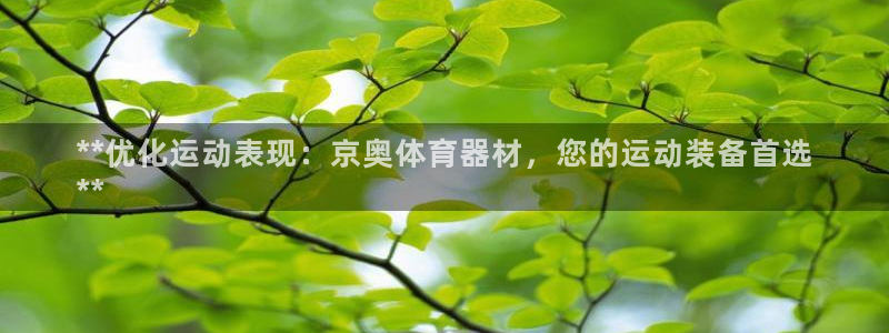 极悦平台与网易合作详情：**优化运动表现：京奥体育器