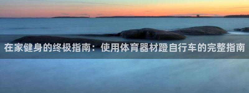 极悦平台有风险吗知乎：在家健身的终极指南：使用体育器