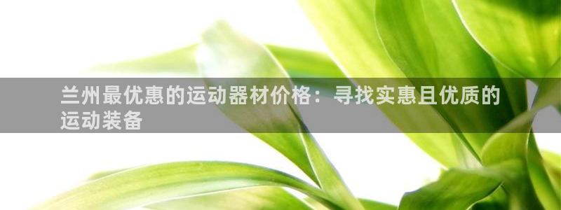 极悦平台平台注册方法与步骤视频：兰州最优惠的运动器材价格：寻
