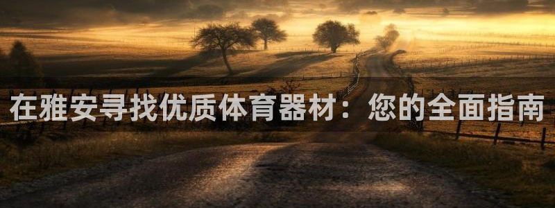 极悦娱乐代理多少钱一个：在雅安寻找优质体育器材：您的